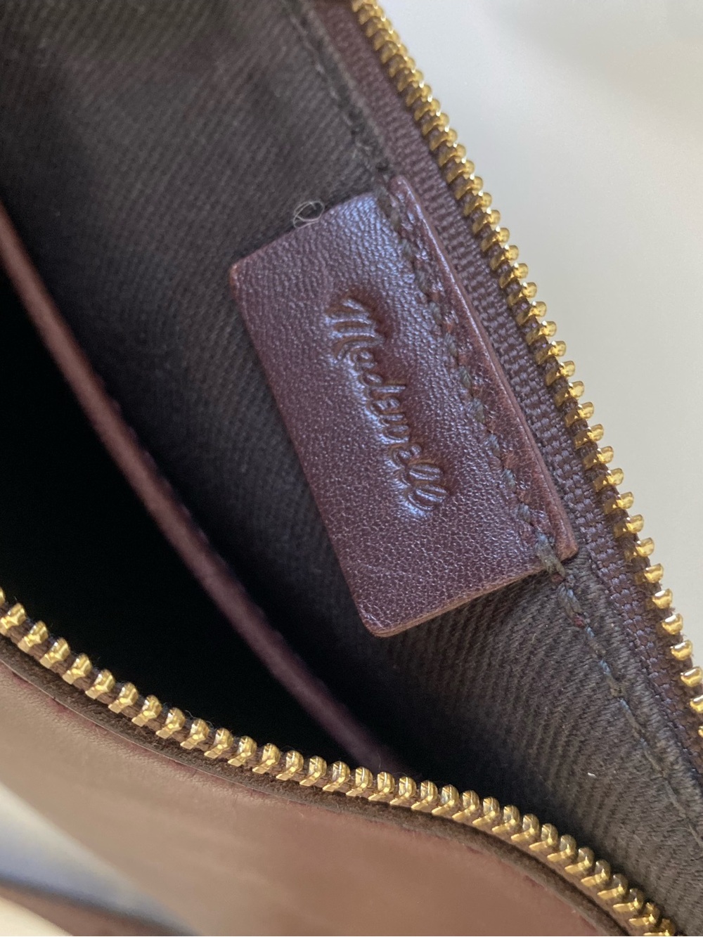 Madewell Brown Leather Crossbody Bag with Adjustable Strap - Picture 8 of 10
